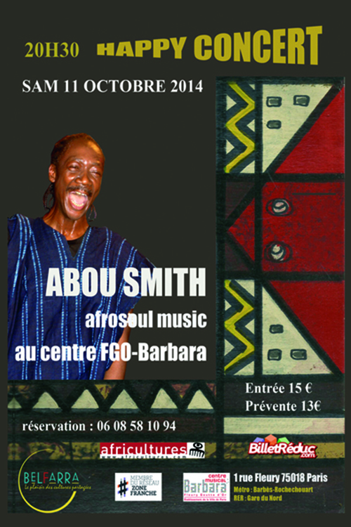 ABOU SMITH en concert à Paris